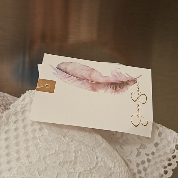 💕JESSICA SIMPSON💕 Padded Push Up Balconette Bras 3 Pk Pink White Nude 36C NWT - Picture 14 of 16